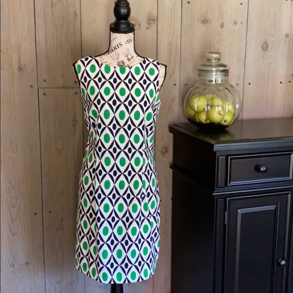 Geometric Sheath Dress